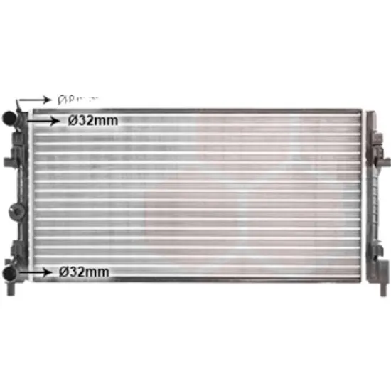 Radiator apa SEAT IBIZA 5 2017-> 1.0 TSI 85KW 115CP , pentru motor CHZJ, DKJA, DKRF perioada 2017 2018,2019,2020,2021 2022