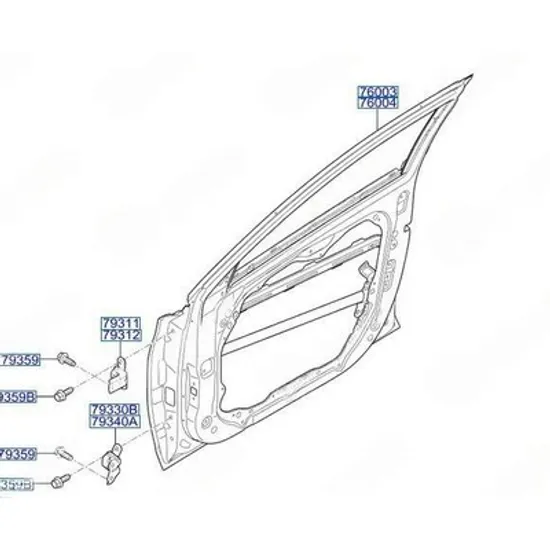 Usa Fata HYUNDAI i30 2017-> Usa fata (O) DREAPTA Perioada 2017 2018 2019 2020
