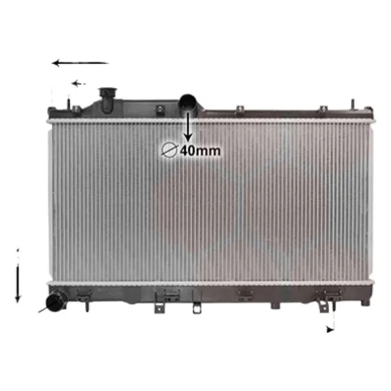 Radiator apa SUBARU FORESTER SH 2008->2013 pentru 2.0 AWD, 2.0 XT AWD, perioada 2012 2013 2014 2015 2016 2017