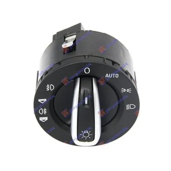 Comutator Lumini AUDI A6 C6 2004->2011 Buton comanda lumini cromat (8pin) Perioada 2004 2005 2006 2007 2008 2009 2010 2011