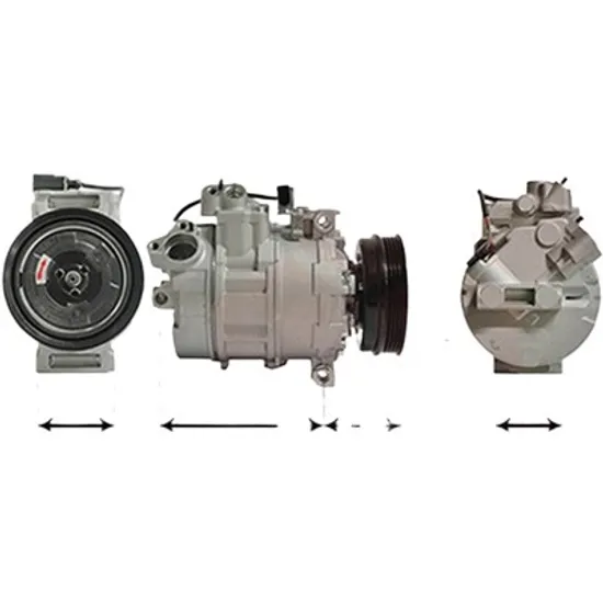 Compresor aer conditionat AUDI A6 C5 1997->2005 1.9 TDI 96KW 130CP , pentru motor AVF, AWX perioada 2001 2002 2003 2004 2005
