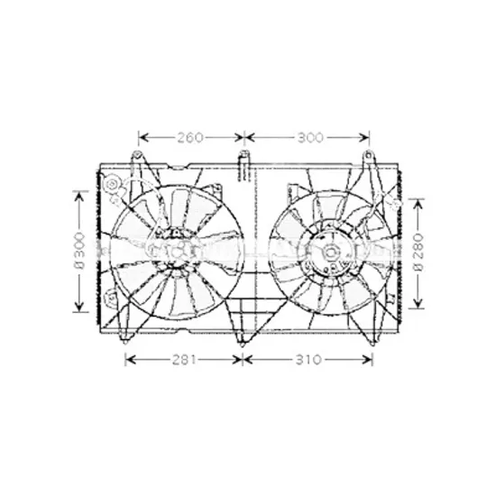 Ventilator motor HONDA ACCORD 7 EURO 2003->2012 pentru 2.2 i-CTDi , perioada 2004 2005 2006 2007 2008