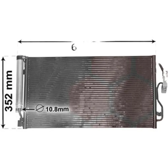 Radiator aer conditionat BMW 3 F30 2011->2018 320 d xDrive 147KW 200CP , pentru motor N47 D20 C perioada 2012 2013,2014 2015