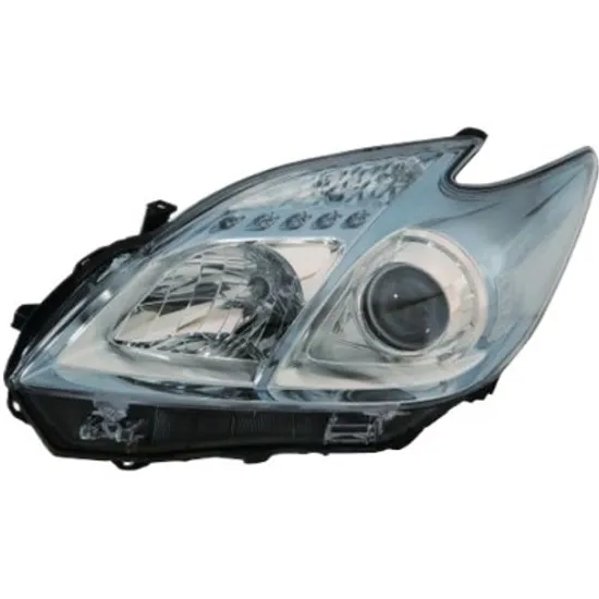 Far stanga TOYOTA PRIUS 3 2008->2020 perioada 2008 2009 2010 2011 2012 2013 pana la an de fabricatie 2012, fara motor reglaj, cu reglaj electric, cu bec H11/HB3