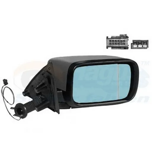Oglinda BMW 5 E39 1995->2003 Oglinda exterioara dreapta, ptr vopsit, electrica/incalzire Perioada 1995 1996 1997 1998 1999 2000 2001 2002 2003