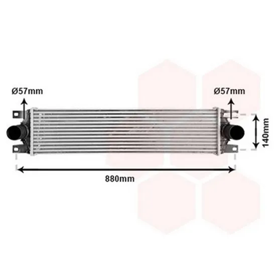 Intercooler RENAULT MASTER 2 1998->2010 Radiator intercooler diesel 2003-> 74x17,5x4,0 Perioada 1998 1999 2000 2001 2002 2003 2004 2005 2006 2007 2008 2009