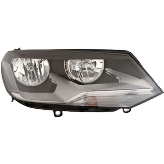 Far dreapta VW TOUAREG 2010->2018 perioada 2010 2011 2012 2013 2014 2015 2016 2017 2018 pana la an de fabricatie 2015, cu motor reglaj, semnal alb, cu reglaj electric, cu lumina de zi, cu bec H15, cu bec H7,