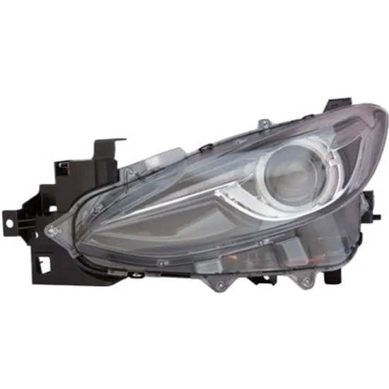 Far stanga MAZDA 3 BM 2013-> perioada 2013 2014 2015 2016 2017 2018 , fara unitate de control Xenon, fara motor, cu xenon, cu reglaj electric, cu lumina de zi, cu bec D3S Lampa descarcare gaze, cu bec LED