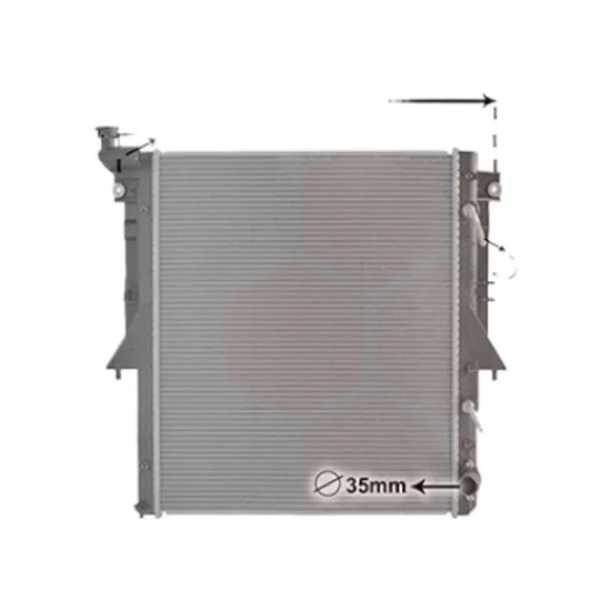 Radiator apa MITSUBISHI L200 2014-> pentru 2.2 DI-D 4WD, perioada 2019 2020 2021 2022 2023 2024