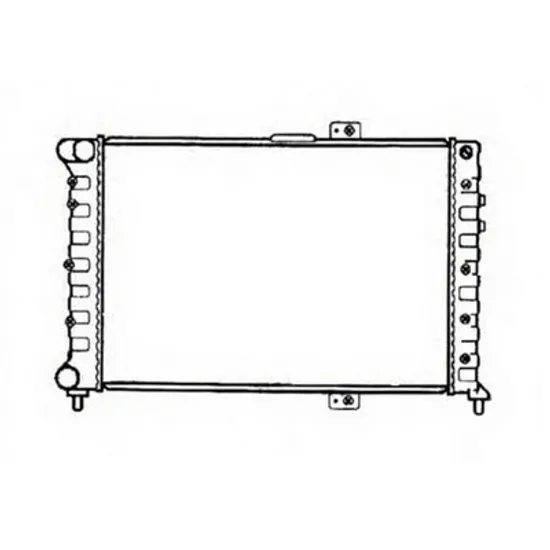 Radiator Motor ALFA ROMEO 166 1998->2007 Radiator apa motor 2.0 benzina (658x415 )cu A/C Perioada 1998 1999 2000 2001 2002 2003 2004 2005 2006 2007