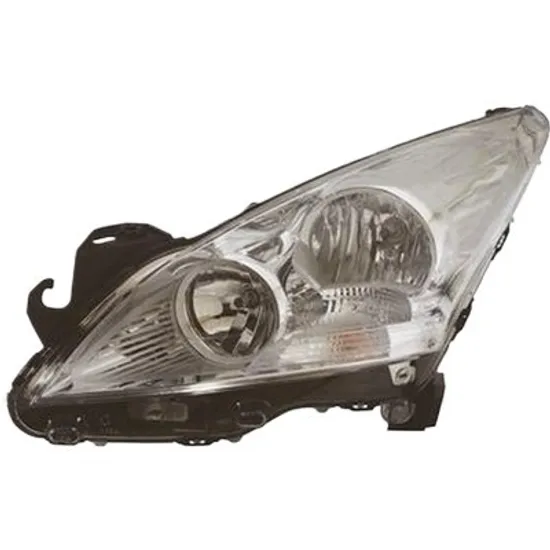 Far stanga PEUGEOT 5008 1 2009->2017 perioada 2010 2011 2012 2013 2014 2015 2016 2017 pana la an de fabricatie 11/2013, cu motor reglaj, semnal alb, cu reglaj electric, cu lumina de zi, cu bec H7/H7,