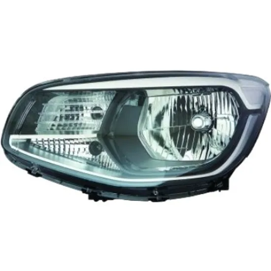 Far stanga KIA SOUL 2 2014->2019 perioada 2014 2015 2016 2017 2018 2019 pana la an de fabricatie 2017, fara motor reglaj, semnal transparent, cu reglaj electric, cu bec H4