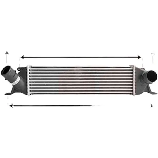 Intercooler HYUNDAI H-1 2007-> 2.5 CRDi 120KW 163CP , pentru motor perioada 2008 2009,2010,2011,2012 2013