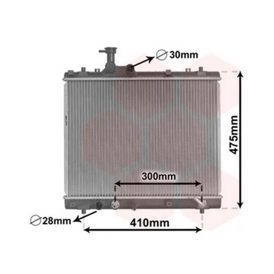 Radiator Motor SUZUKI SWIFT 4 2010->2016 Radiator apa 1.2 benzina - 1.3DDiS diesel AUTOMATIC (400x530x16) (MAGYAR) Perioada 2010 2011 2012 2013 2014 2015 2016 2017
