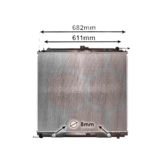 Radiator apa NISSAN PATHFINDER 3 2005->2014 pentru 4.0 4WD, perioada 2005 2006 2007 2008 2009 2010