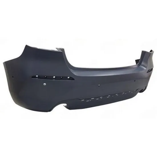 Bara Spate BMW 1 F40 2019-> Bara spate pentru vopsit (cu 2 gauri esapament simplu) LUXURY-LINE (cu 6 senzori parcare) Perioada 2019 2020 2021 2022 2023 2024