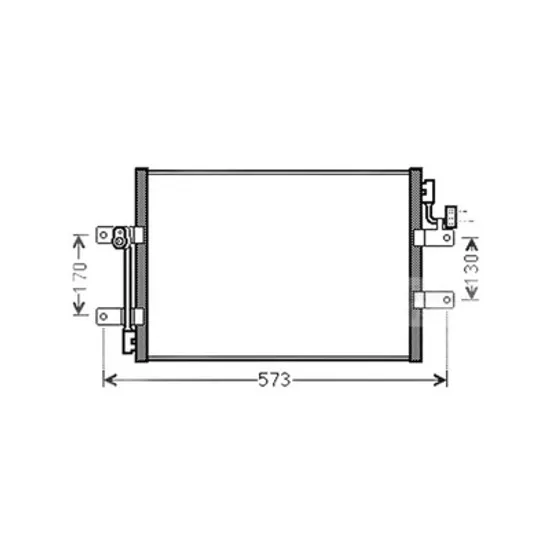 Radiator Aer Conditionat FIAT ALBEA 178 1996-> Radiator aer conditionat 1,3 JTD (45x35x16) 2003-> Perioada 2002 2003 2004 2005 2006 2007 2008 2009 2010 2011 2012