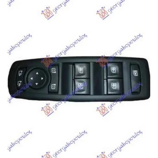 Buton Geamuri RENAULT FLUENCE 2010-> Panou buton comanda geamuri fata 4 contacte 19pin 2013-> stanga Perioada 2010 2011 2012 2013 2014 2015 2016