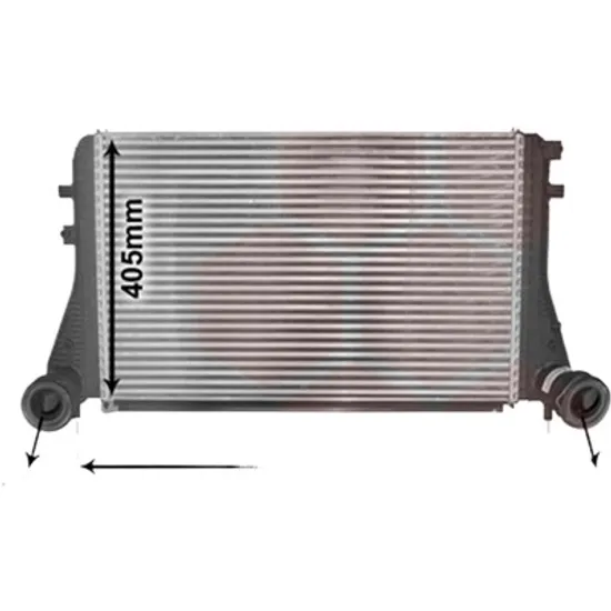Intercooler AUDI A3 Cabriolet 8P7 2008->2013 2.0 TDI 103KW 140CP , pentru motor CBAB, CFFB perioada 2008 2009,2010,2011,2012 2013