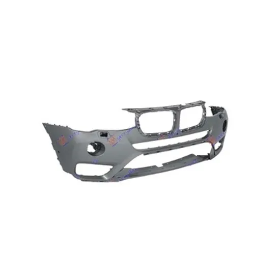 Bara Fata BMW X3 F25 2010->2017 Bara fata pentru vopsit (cu pilot parcare & camera) (cu gaura proiector H8) Perioada 2014 2015 2016 2017