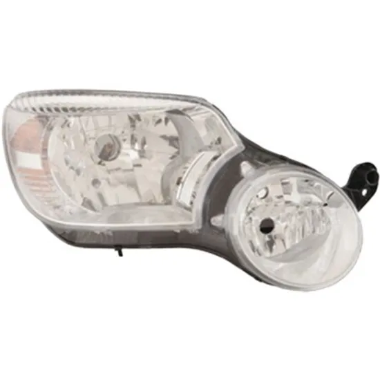 Far dreapta SKODA YETI 2009->2017 perioada 2010 2011 2012 2013 2014 2015 pana la an de fabricatie 2014, cu motor reglaj, semnal transparent, cu reglaj electric, cu far de ceata, cu bec H7/H4