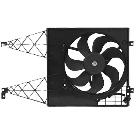 Ventilator motor FATA AUDI A3 8L1 1996->2004 1.6 75KW 102CP , pentru motor AVU, BFQ perioada 2000 2001 2002 2003
