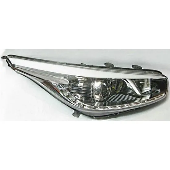 Faruri KIA CEED 2012->2018 Far reglaj electric (H7,H7,H7) (cu lampa iluminare curbe statica) (cu motor) (E) (DEPO) DREAPTA Perioada 2013 2014 2015