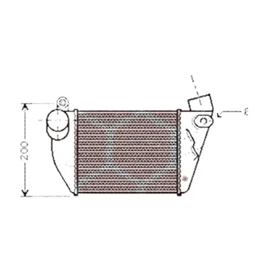 Intercooler AUDI TT Roadster 1999->2006 1.8 T 132KW 180CP , pentru motor AJQ, APP, ATC, AUQ, AWP perioada 1999 2000,2001,2002,2003,2004,2005 2006