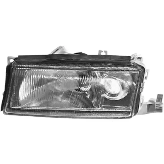 Far stanga SKODA OCTAVIA 1 1996->2010 perioada 1996 1997 1998 1999 2000 2001 2002 2003 2004 fara motor reglaj, cu reglaj electric, fara reglaj, cu far de ceata, cu bec H4/H3