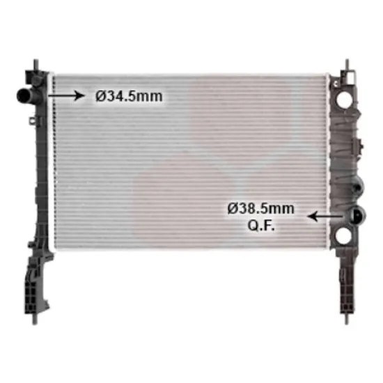 Radiator apa OPEL MOKKA / MOKKA X 2012->2020 pentru 1.4 4x4, perioada 2012 2013 2014 2015 2016 2017 2018 2019 2020 2021