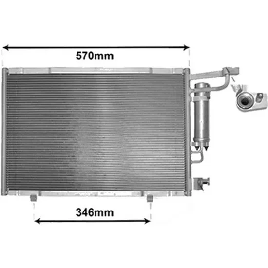 Radiator aer conditionat FORD C-MAX 2 2010->2019 1.5 EcoBoost 134KW 182CP , pentru motor M9DB perioada 2015 2016,2017,2018 2019