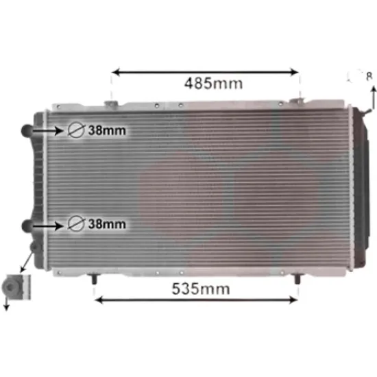 Radiator apa PEUGEOT BOXER 2006-> pentru 3.0 HDi 175, perioada 2011 2012 2013 2014 2015 2016