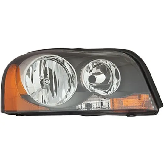 Far dreapta VOLVO XC90 1 2002->2014 perioada 2011 2012 2013 2014 fara motor reglaj, semnal galben, cu reglaj electric, cu bec H7/H7