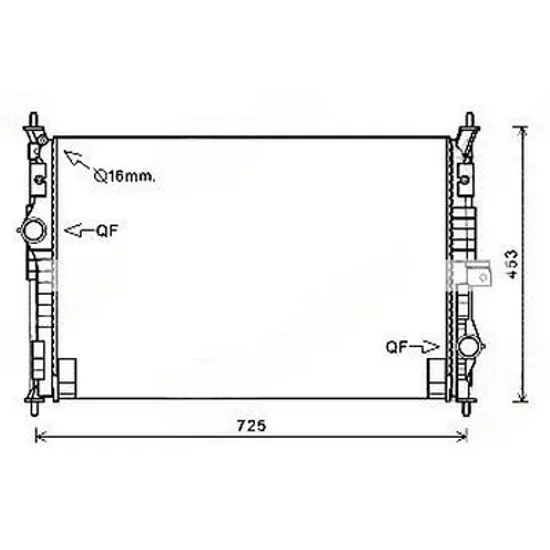 Radiator Motor CITROEN BERLINGO K9 2018-> Radiator apa motor 1.2 benzina - 1.5 BlueHDi diesel (650x435x18) Perioada 2019 2020 2021 2022 2023 2024