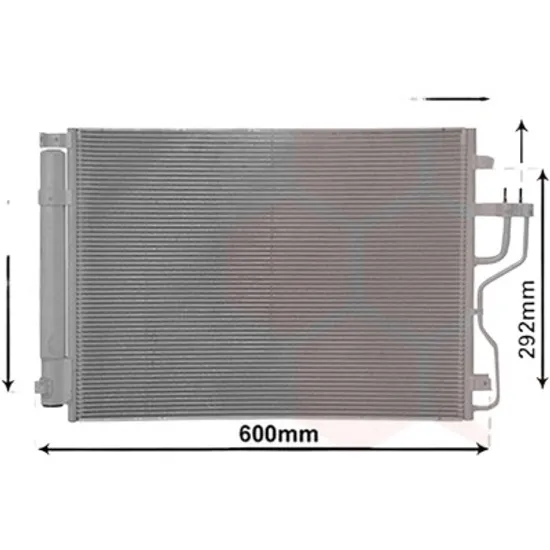 Radiator aer conditionat RENAULT GRAND SCENIC 3 2009->2016 1.5 dCi 63KW 86CP , pentru motor K9K 830 perioada 2009 2010,2011,2012,2013 2014