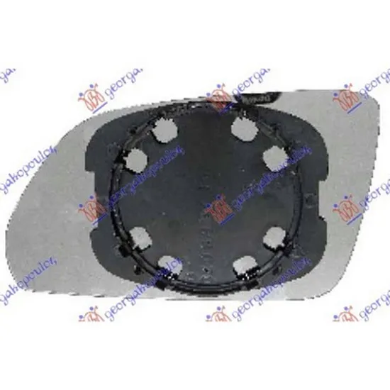 Sticla Oglinda VW POLO 9N 2001->2012 Geam oglinda exterioara dreapta, cu suport 11.2001->04.2005 Perioada 2001 2002 2003 2004 2005