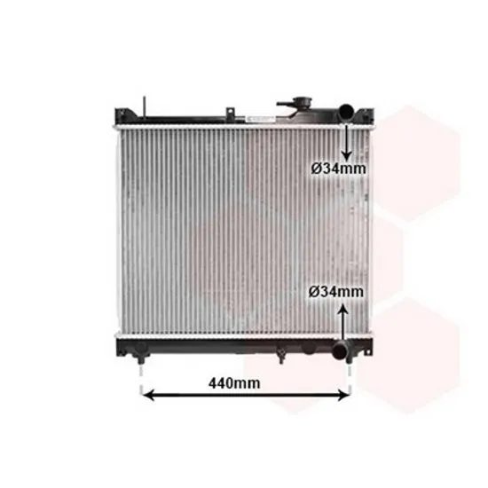 Radiator Motor SUZUKI GRAND VITARA 1 1998->2006 Radiator apa pentru 1 6cc 16V cu/fara aer conditionat 42 5x52 5 Perioada 1998 1999 2000 2001 2002 2003 2004 2005
