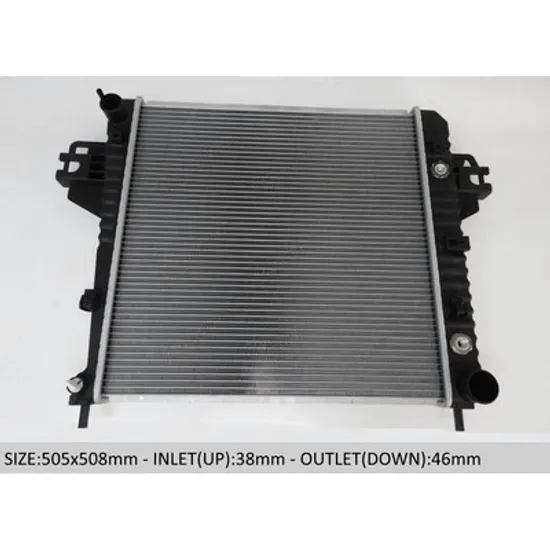 Radiator Motor JEEP CHEROKEE LIBERTY KJ 2001->2008 Radiator apa motor benzina 3.7 V6 automatic +/- A/C (505x508) (KOYO) Perioada 2001 2002 2003 2004 2005 2006 2007 2008