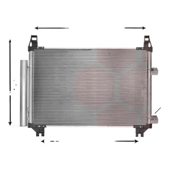 Radiator aer conditionat ALFA ROMEO 159 2005->2011 1.9 JTDM 8V 88KW 120CP , pentru motor 939 A1.000 perioada 2005 2006,2007,2008,2009,2010 2011