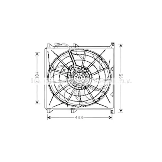 Ventilator motor BMW 3 E36 1990->1998, 3 Compact E36 1994->2000 pentru 318 tds, perioada 1995 1996 1997 1998 1999 2000