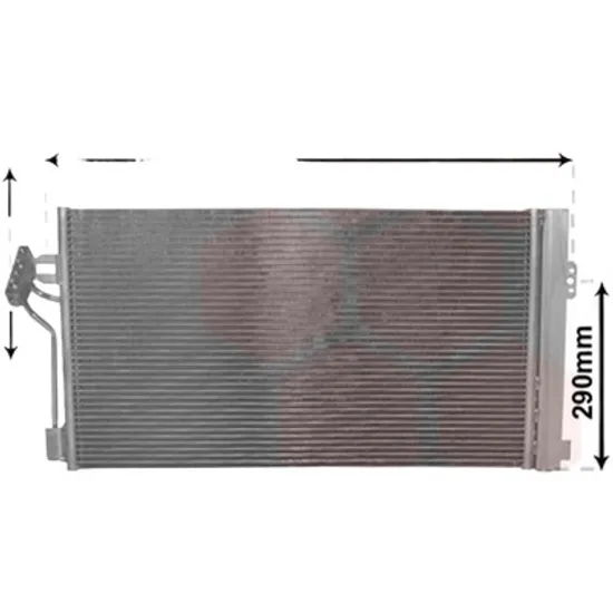 Radiator aer conditionat HYUNDAI SANTA FE 3 2012->2018 pentru 2.2 CRDi 4WD, perioada 2012 2013 2014 2015 2016 2017 2018 2019 2020