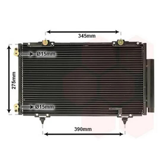 Radiator Aer Conditionat TOYOTA AVENSIS T22 1997->2003 Radiator aer conditionat 1 6 - 2 0 benzina/ diesel EL ->2000 57x32 Perioada 1997 1998 1999 2000