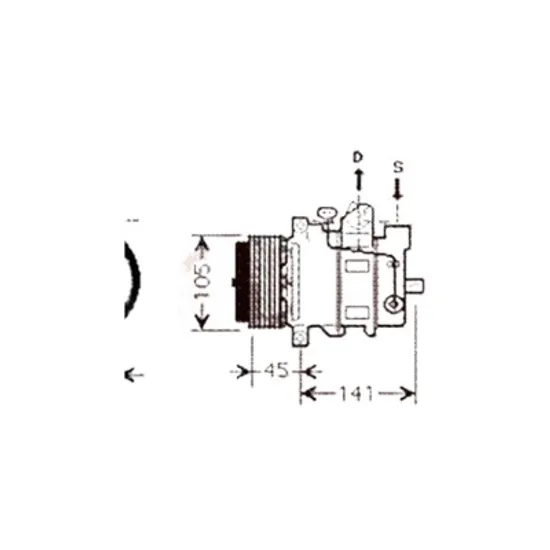 Compresor aer conditionat MERCEDES R-CLASS W251 2005->2017 pentru R 350 CGI 4-matic , perioada 2011 2012 2013 2014