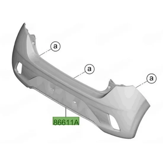 Bara Spate HYUNDAI i10 2019-> Bara spate (cu senzori parcare) (O) Perioada 2019 2020 2021 2022 2023