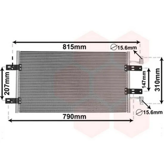 Radiator Aer Conditionat OPEL VIVARO A 2001->2014 Radiator aer conditionat 2 5 CDTi 69x39 Perioada 2006 2007 2008 2009 2010 2011 2012