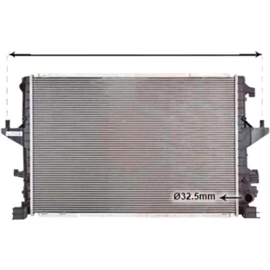 Radiator apa VW CARAVELLE 6 2015-> 2.0 TDI 62KW 84CP , pentru motor CXGA perioada 2015 2016,2017,2018 2019
