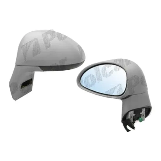 Oglinda exterioara stanga CITROEN C4 1 LC 2004->2012 perioada 2004 2005 2006 2007 2008 2009 2010 2011 de la an de fabricatie 2004, reglaj electric, cu incalzire, rabatare electrica, pana la an de fabricatie 2010, prevopsit grund
