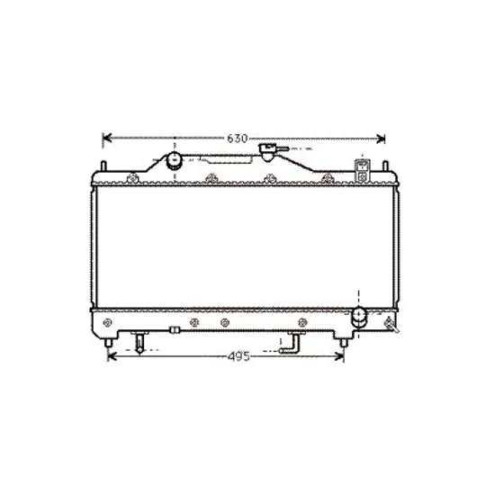 Radiator apa TOYOTA AVENSIS T22 1997->2003 pentru 1.8 VVT-i, perioada 2000 2001 2002 2003