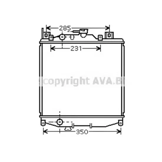 Radiator Motor SUZUKI SWIFT 2 1989->2004 Radiator apa pentru 1 0i 16V 35x36 Perioada 1989 1990 1991 1992 1993 1994 1995 1996 1997 1998 1999 2000 2001 2002 2003 2004