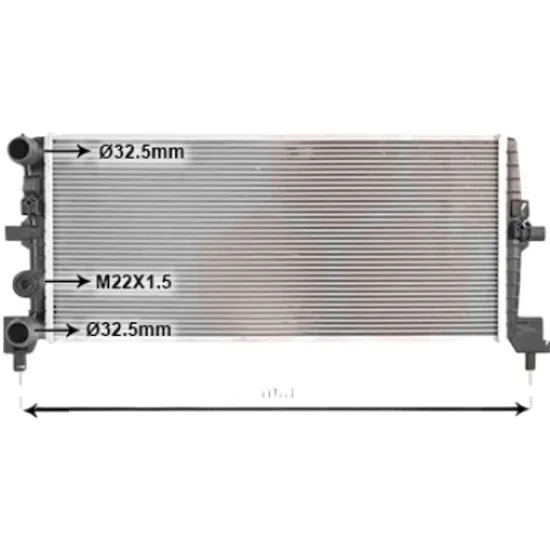 Radiator apa VW UP 2011-> pentru 1.0 GTI, perioada 2017 2018 2019 2020